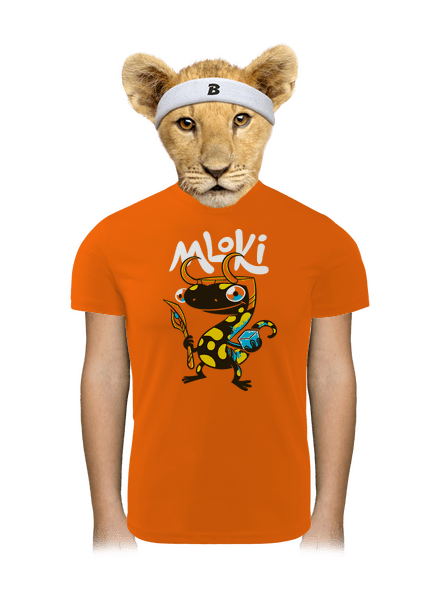 mLoki dětské sportovní tričko Neon Orange