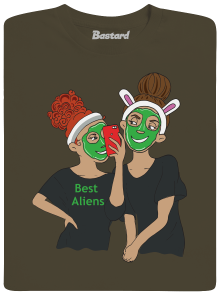 Best aliens pánské dlouhý rukáv Urban Khaki