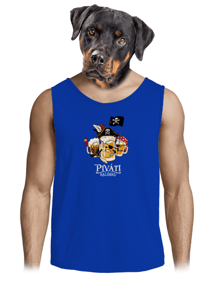 Piváti z Kalibiku pánské tílko Royal Blue