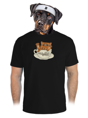 Kapučičíno pánské sportovní tričko Black