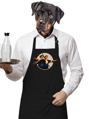 Titanic zástěra Black