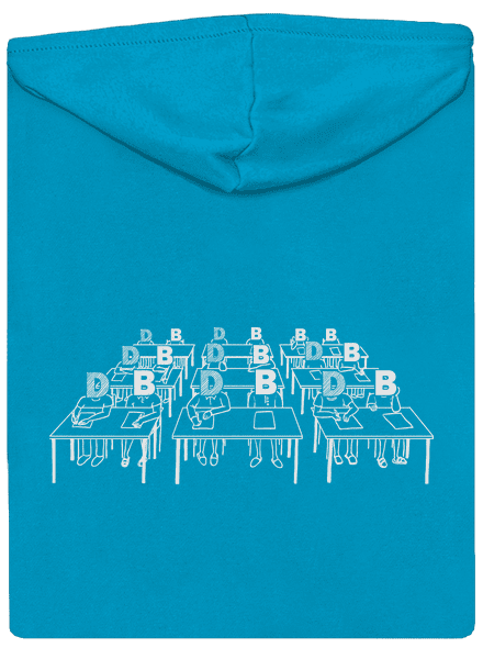 Cimrman: Debil, blbeček dámská mikina na zip Blue Atol