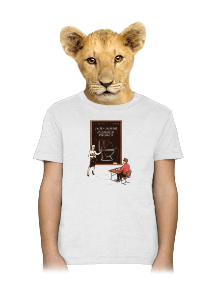 Lekce pro pány dětské tričko White