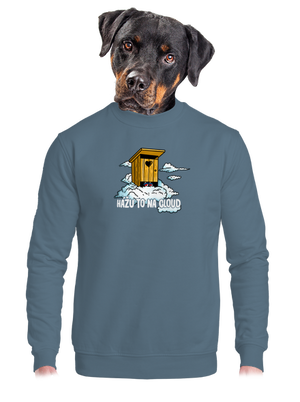 unisex mikina bez kapuce