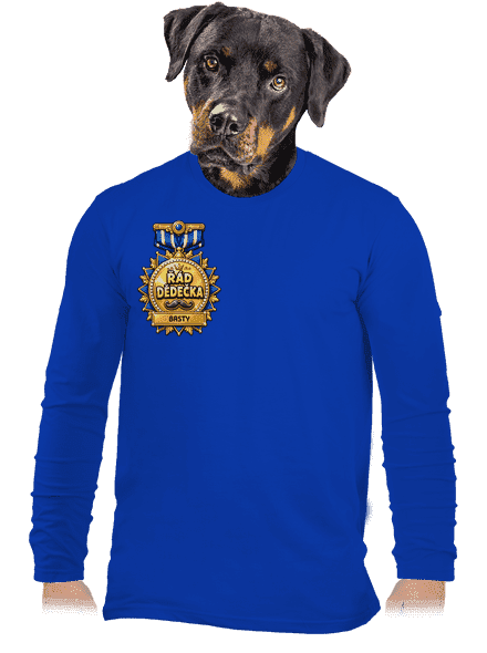 Řád dědečka pánské dlouhý rukáv Royal Blue