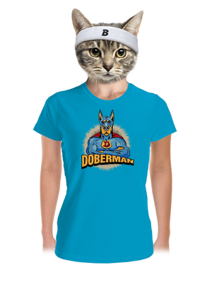 Doberman dámské sportovní tričko Blue Atol