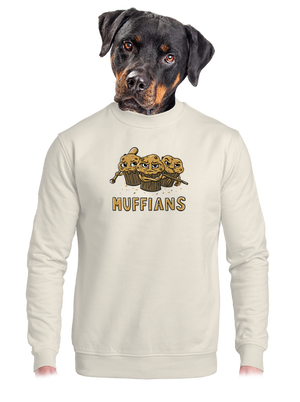 Muffians unisex mikina bez kapuce Off White