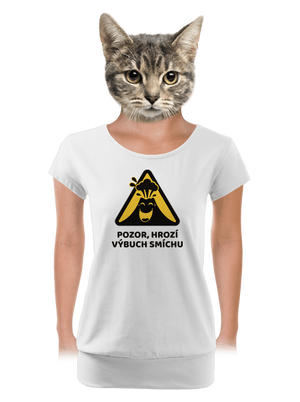 dámské tričko s lemem