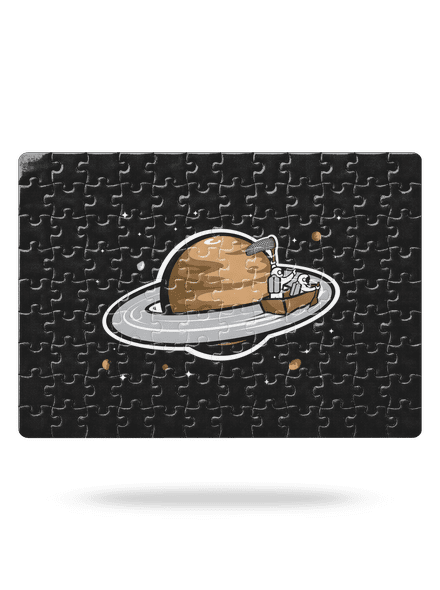 Měsíční sběr puzzle White