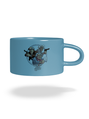 Penze nebo život hrnek makronka Blue Macaron