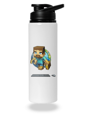 B17: Minecraft lahev na vodu White