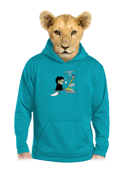 Smrtka dětská mikina klokanka Hawaiian Blue