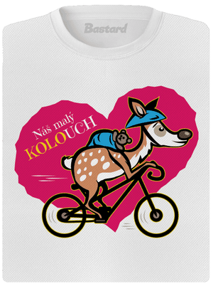 Kolouch na kole dámské sportovní tričko White