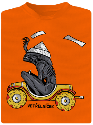 Vetřelníček pánské sportovní tričko Neon Orange