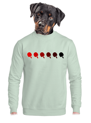 unisex mikina bez kapuce