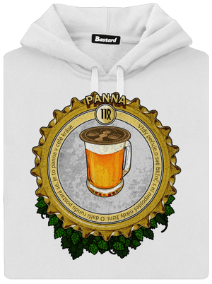 Pivní horoskop: Panna dámská mikina klokanka White