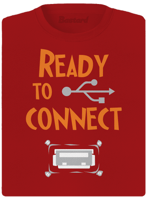 USB připojení dámské sportovní tričko Red Mal