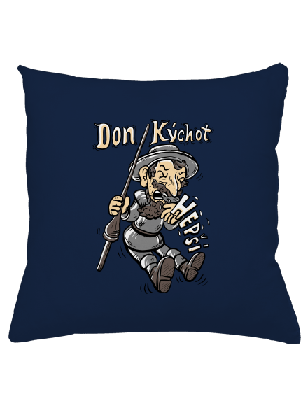 Don Kýchot polštář Dark Navy