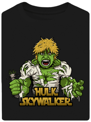 Hulk Skywalker unisex tričko oversized Black