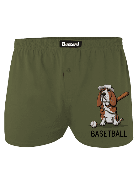 Basetball pánské trenky Khaki