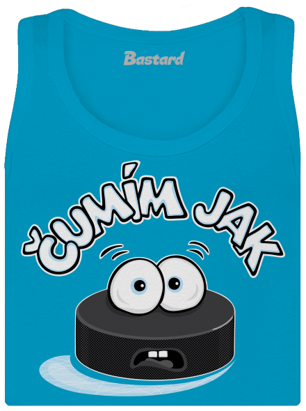 Čumím jak puk dámské tílko klasické Blue Atol