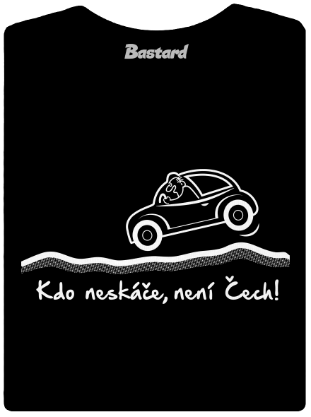 Kdo neskáče dámské tričko s lemem Black