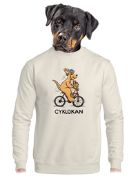 unisex mikina bez kapuce