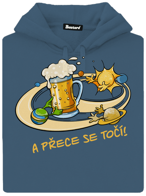 A přece se točí! dámská mikina klokanka Denim