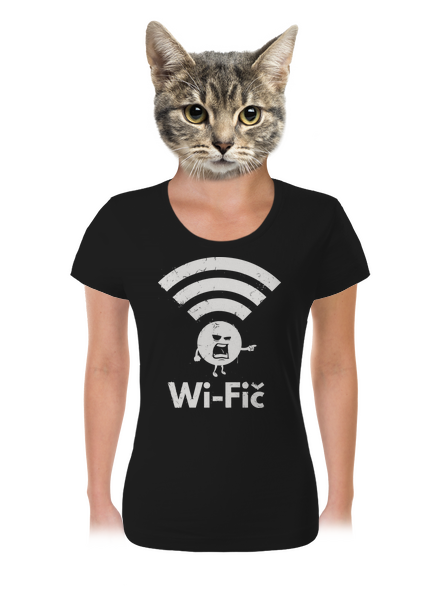 Wifič dámské tričko Black