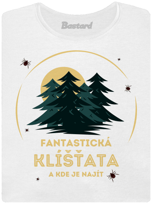 Fantastická klíšťata dámské tričko s lemem White