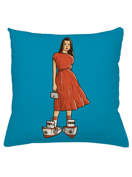 Lodičky polštář Blue Turquoise