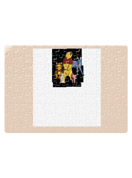 Medvěd a jeho kamarádi puzzle White