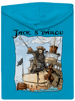 Jack s párou dámská mikina na zip Blue Atol