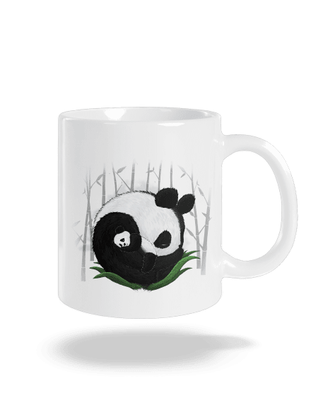 Dvě spící pandy klasický hrnek White