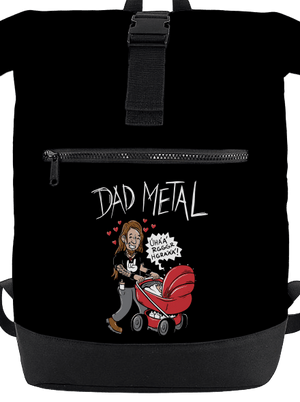 Dad metal batoh Black