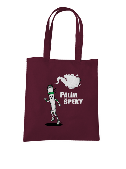 Pálím špeky taška Burgundy