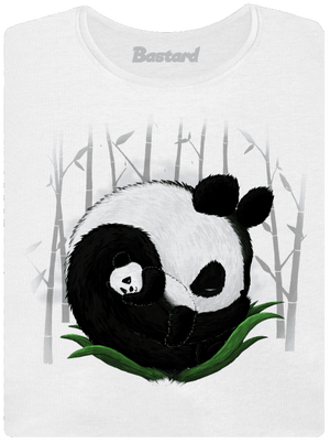 Dvě spící pandy dámské tričko premium White