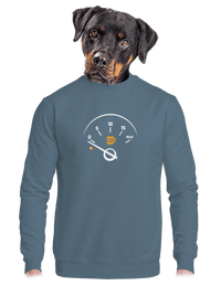 unisex mikina bez kapuce