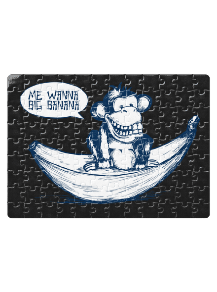 Big banana puzzle White