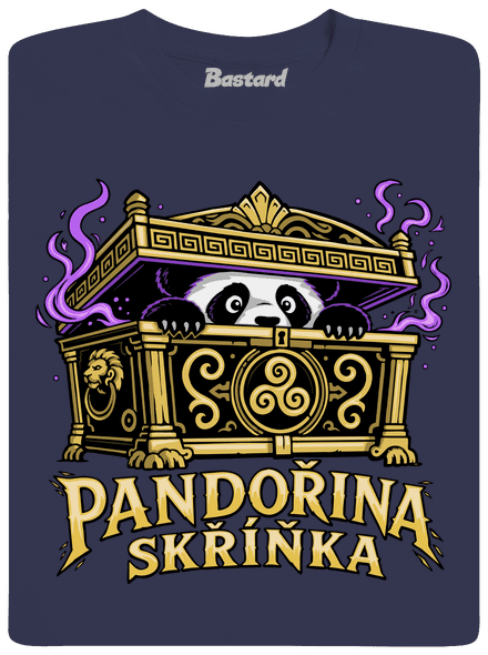 Pandořina skříňka pánské tričko Navy Blue
