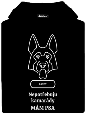 Nemůžu, mám psa dámská mikina klokanka Black