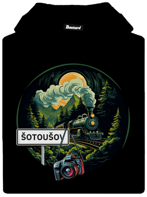 Šotoušov pánská mikina klokanka Black