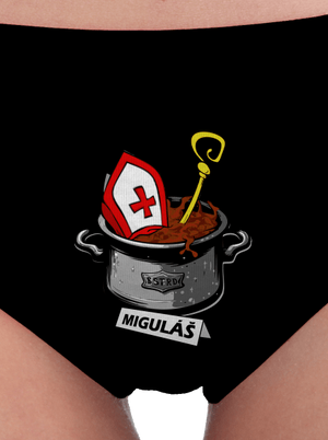 Miguláš dámské kalhotky Black