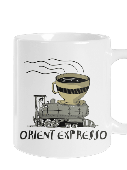 Orient expresso klasický hrnek White
