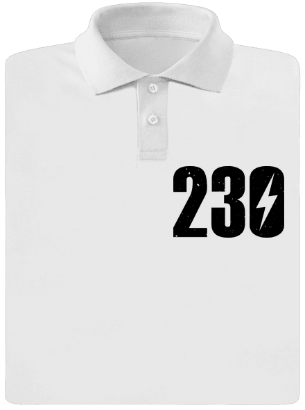 230 V pánská polokošile White