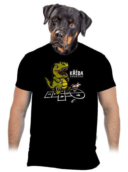 Křída pánské tričko Black