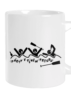 Party v plném proudu velký hrnek White