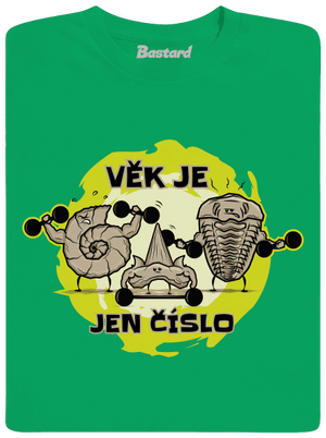 Věk je jen číslo pánské tričko Kelly Green
