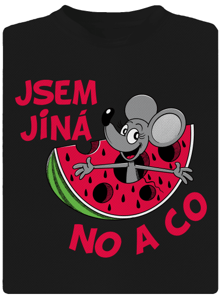Jsem jiná pánské sportovní tričko Black