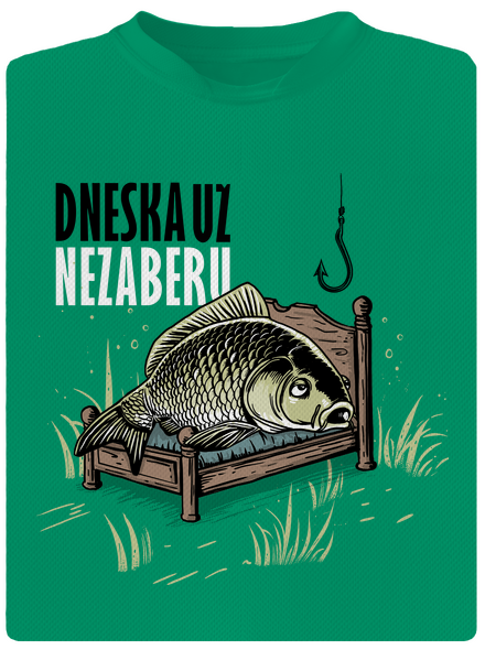 Dneska už nezaberu dětské sportovní tričko Kelly Green Mal